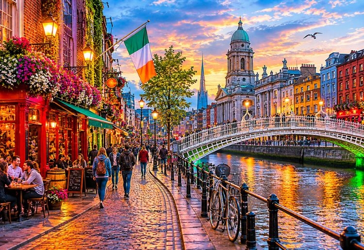 Dublin: a Europa que fala inglês